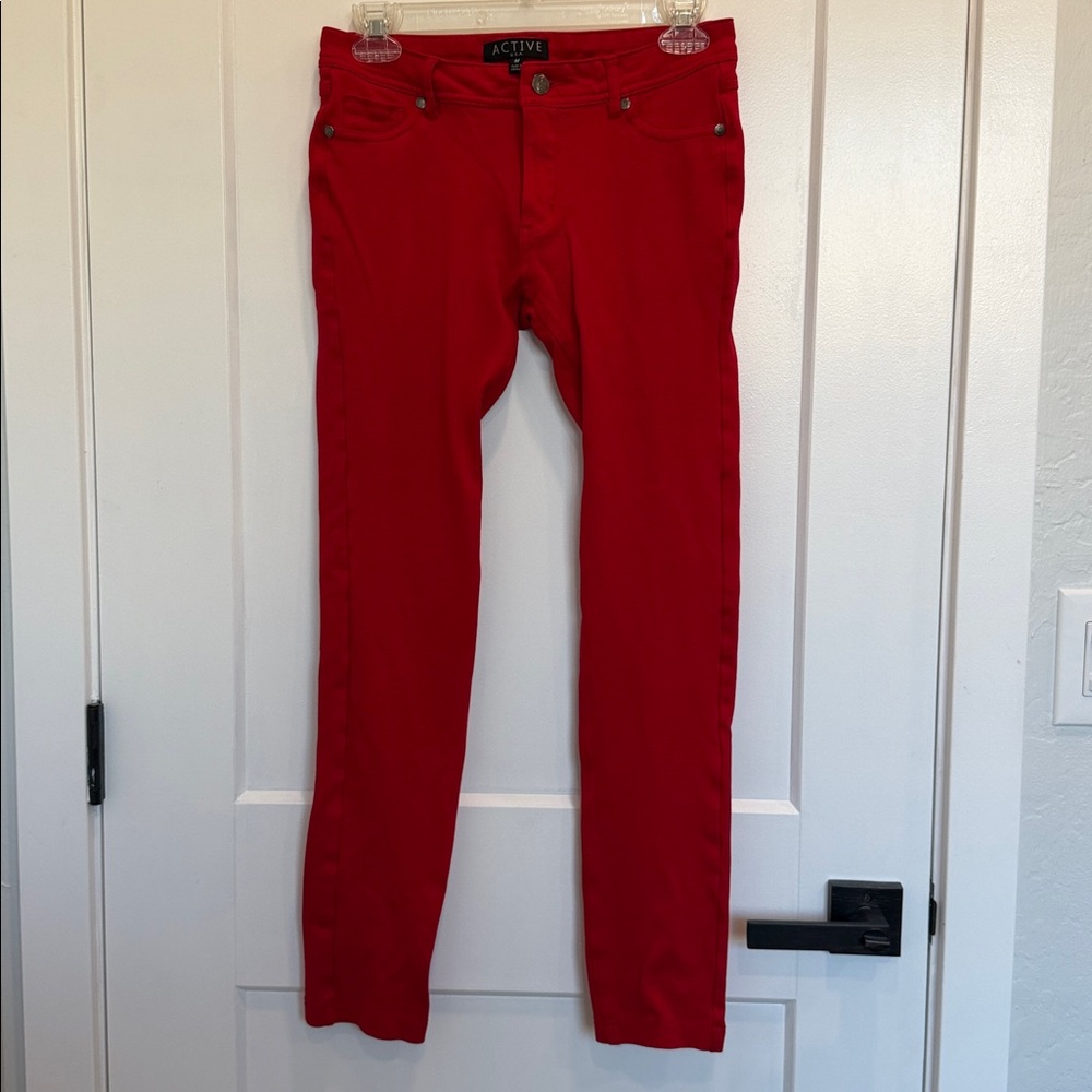 Active USA Bold Red Pants